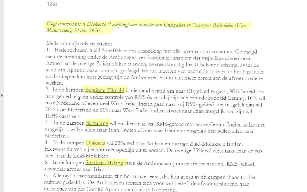 De mythe van de vrijwillige komst van de Molukse KNIL-militairen naar Nederland