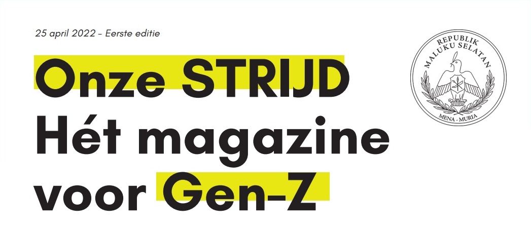 Introductie magazine Onze STRIJD