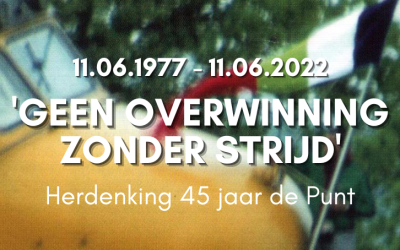 Herdenking 45 jaar de Punt