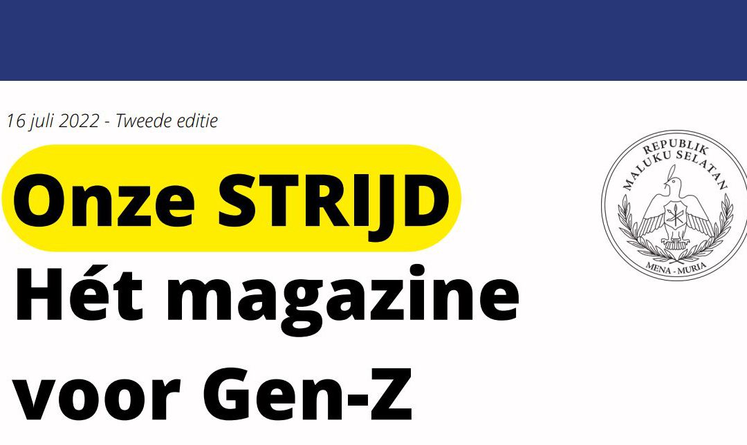 Onze STRIJD – tweede editie