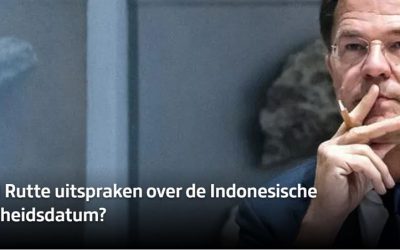 Interview met Rutte: waarom deed de premier uitspraken over onafhankelijkheidsdatum RI?